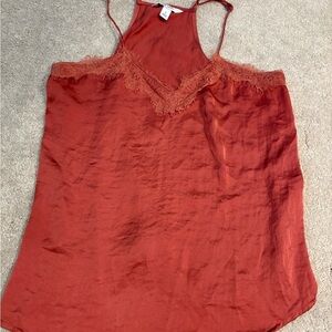 Nine West Terracotta Lace Camisole